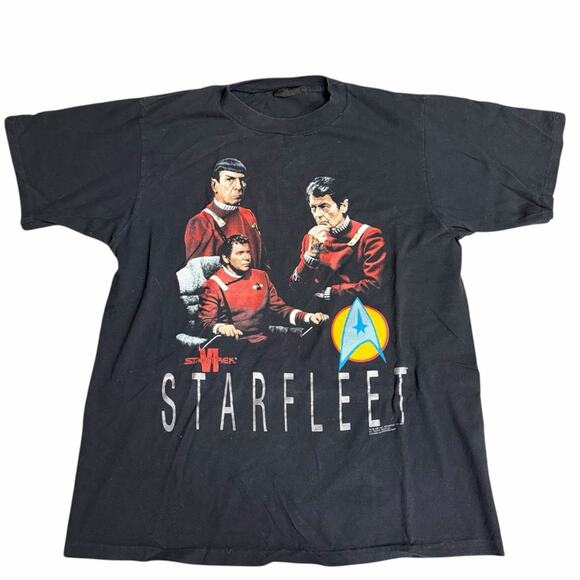 Star Trek Other - Vintage 1991 Star Trek Starfleet Single Stitch T-Shirt Size Large